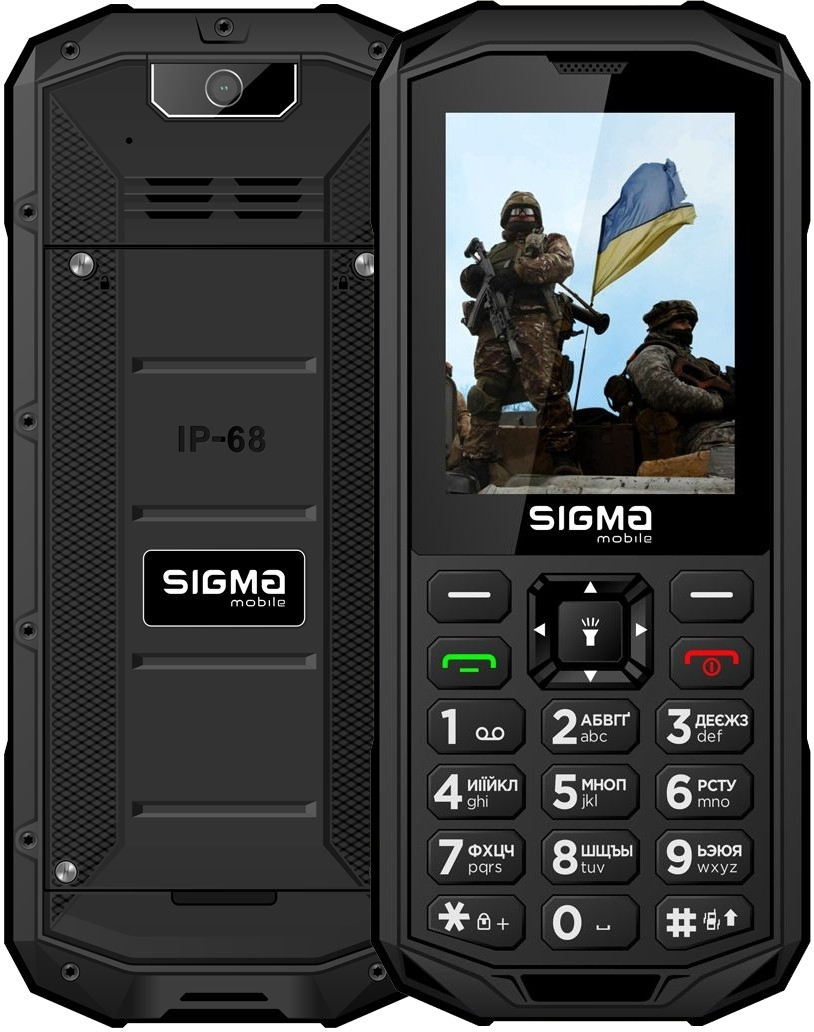 Купити Sigma mobile X-treme PA68 Black Гарантія 1 рік