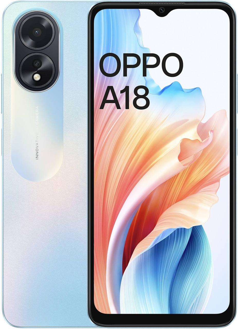 Купити OPPO A18 4/128GB Glowing Blue (CPH2591) Гарантія 1 рік