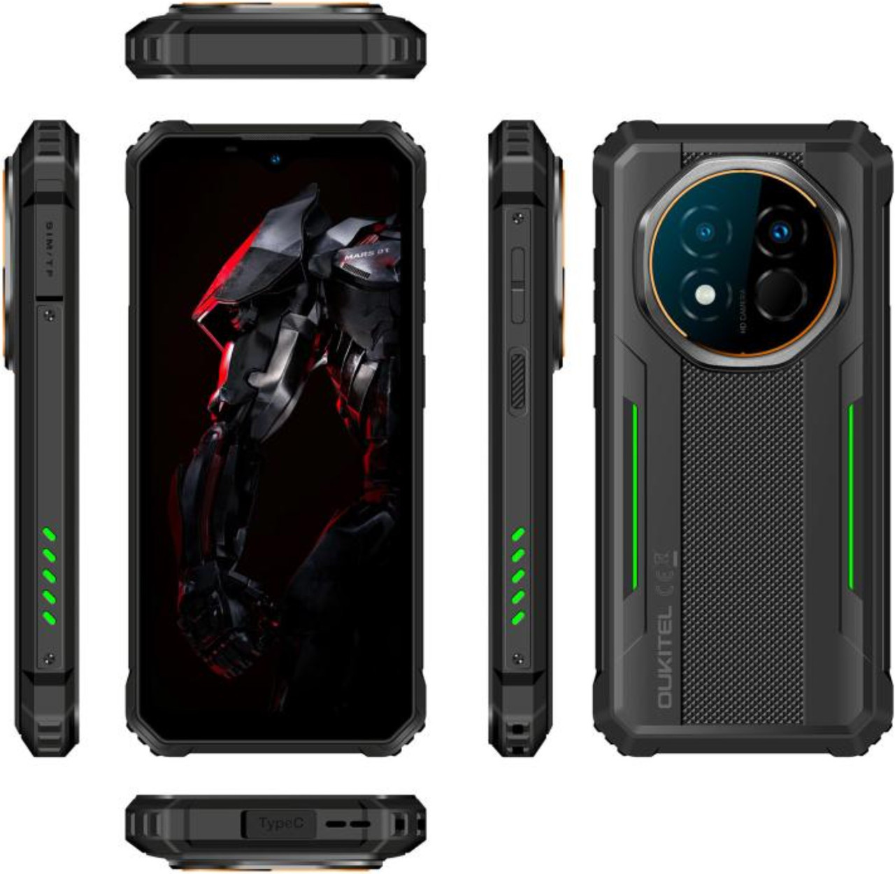 Купити OUKITEL G6 8/256GB Green Гарантія 1 Рік