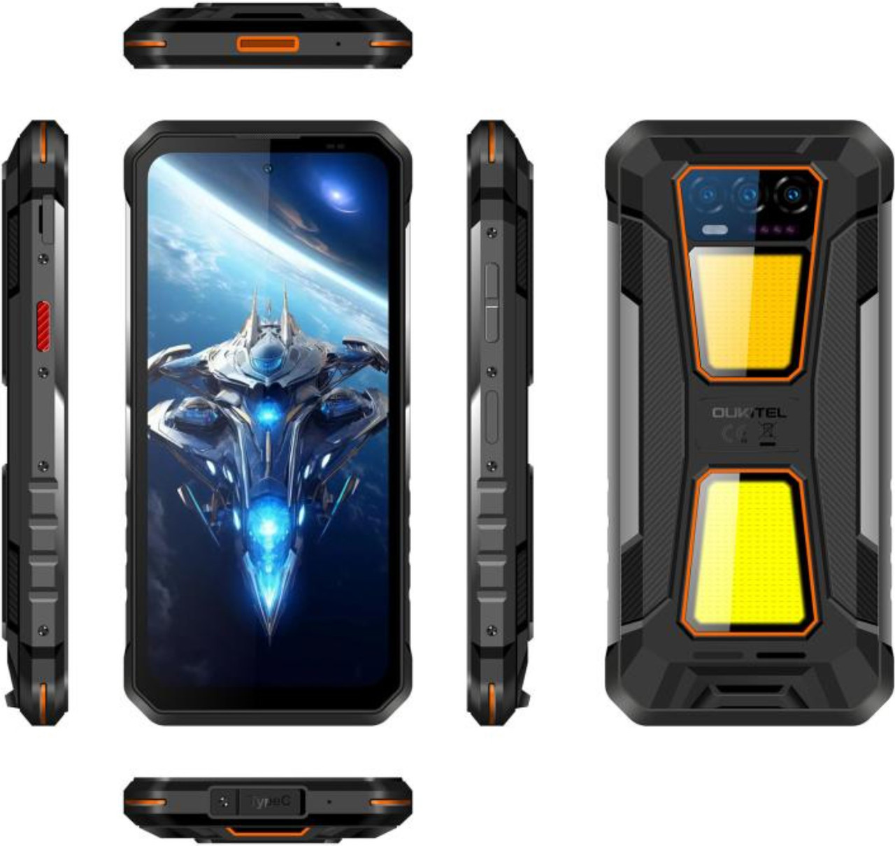 Купити OUKITEL WP58 PRO 8/512GB Orange Гарантія 1 Рік