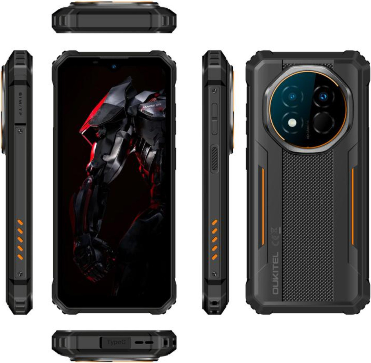 Купити OUKITEL G6 4/128GB Orange Гарантія 1 Рік