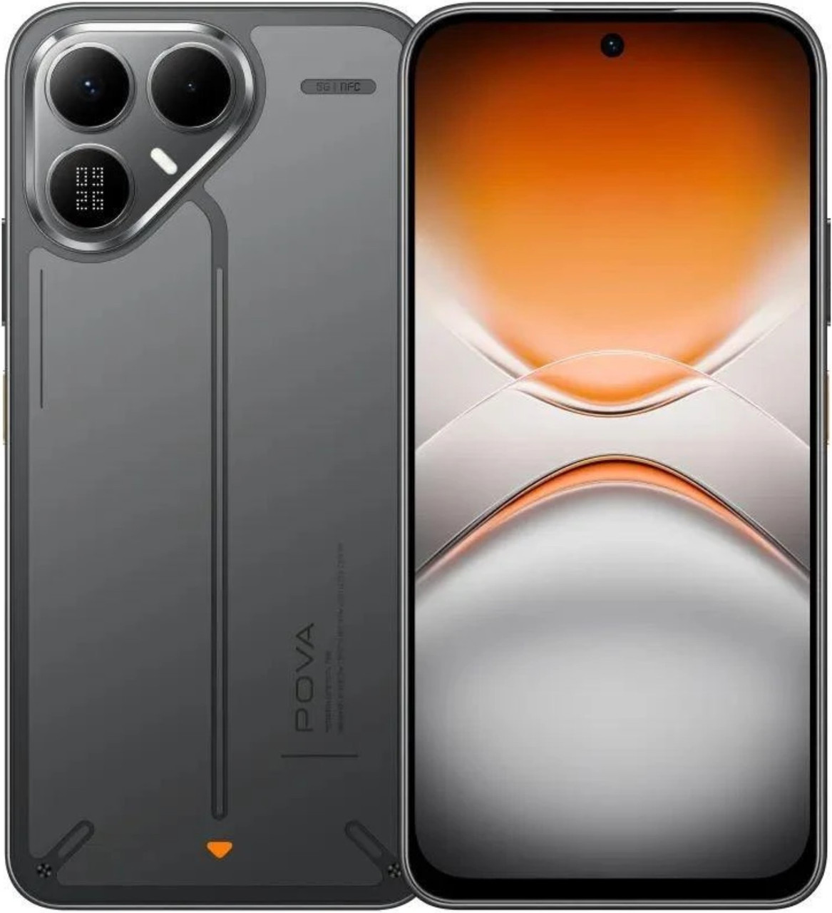 Купити Tecno POVA 8 5G 8/256GB Graphite Black (LK6) Гарантія 1 Рік