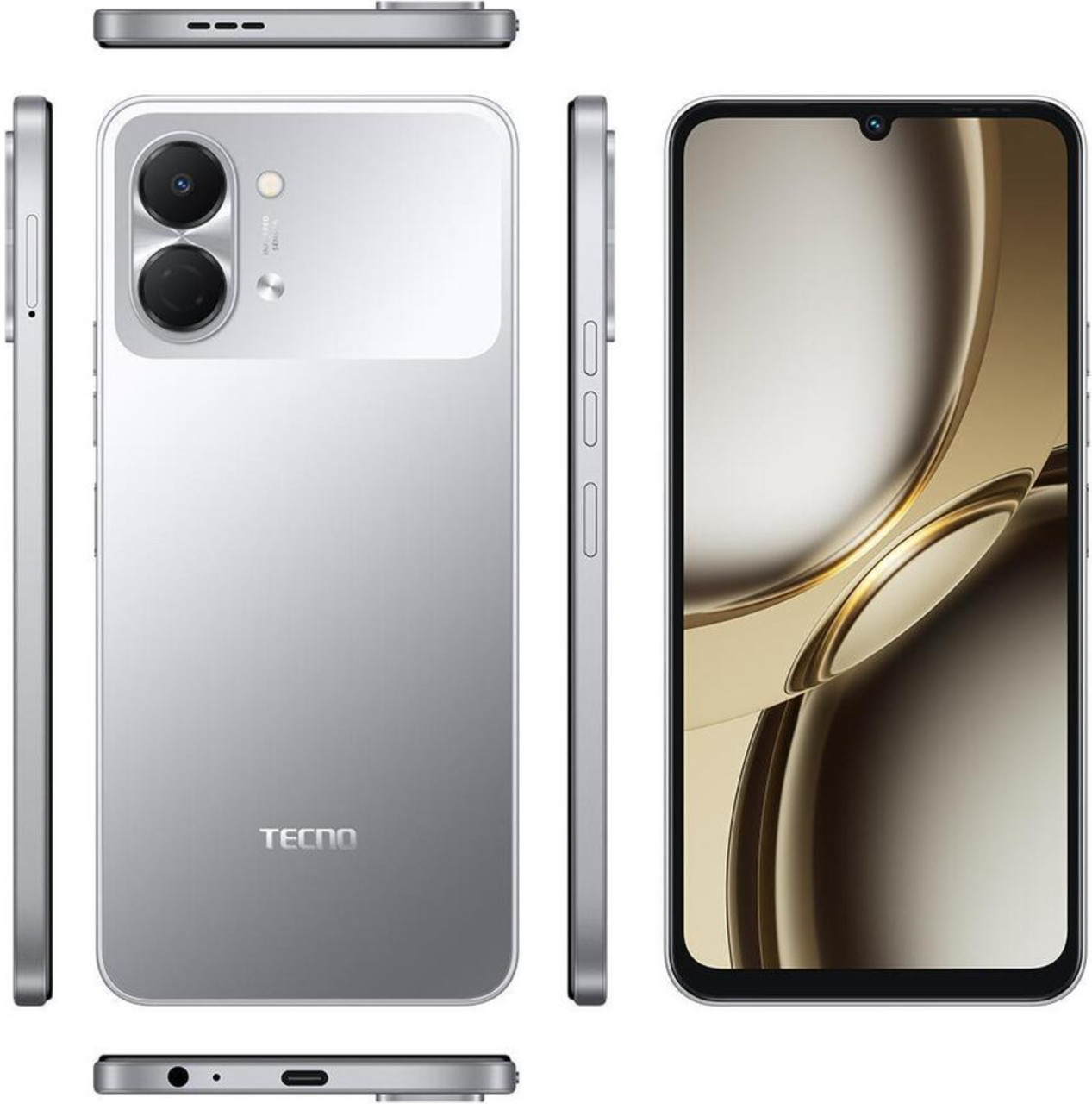 Купити Tecno SPARK Go 3 (KN3) 4/128GB Titanium Grey Гарантія 1 Рік