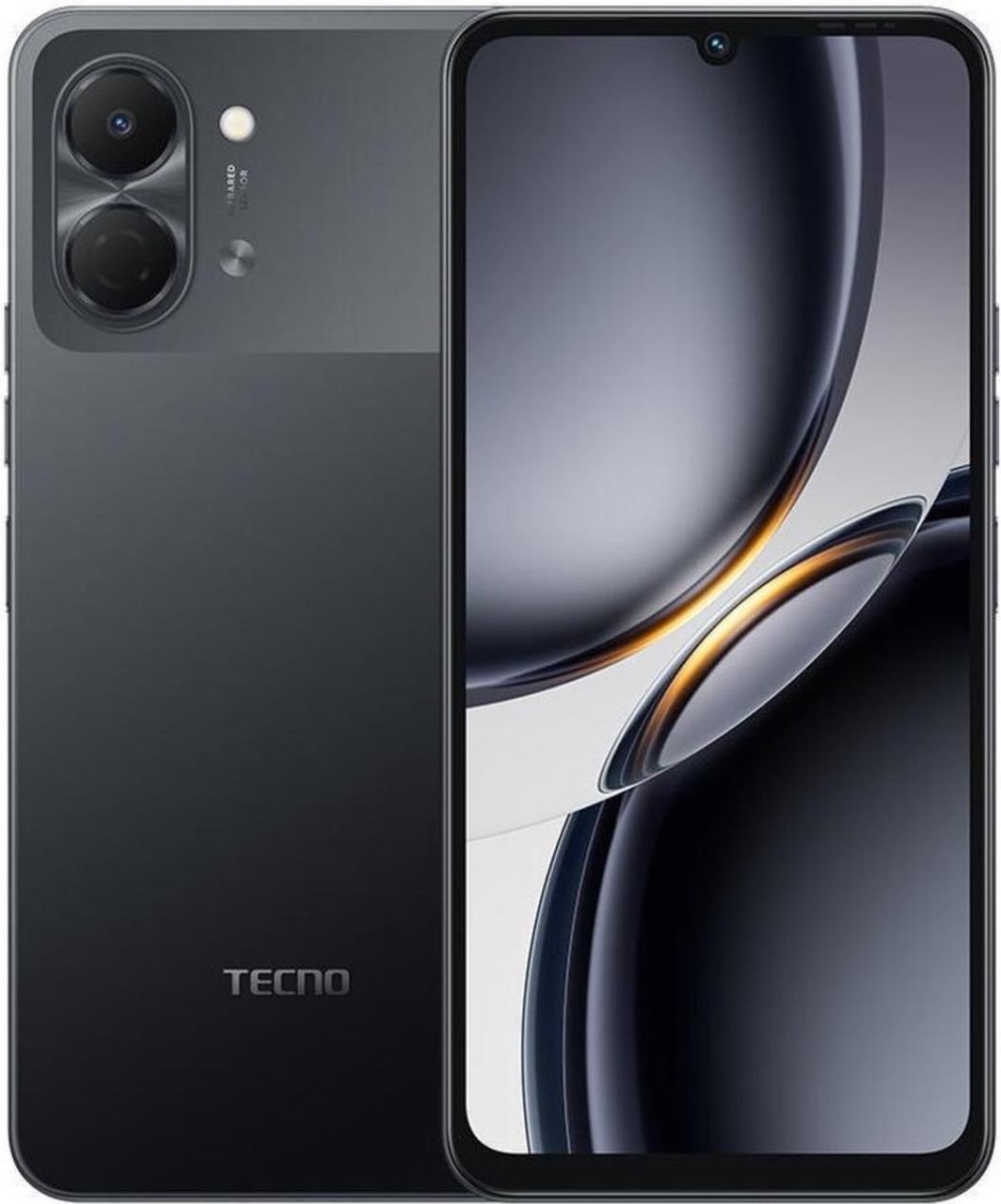 Купити Tecno SPARK Go 3 (KN3) 4/128GB Ink Black Гарантія 1 Рік