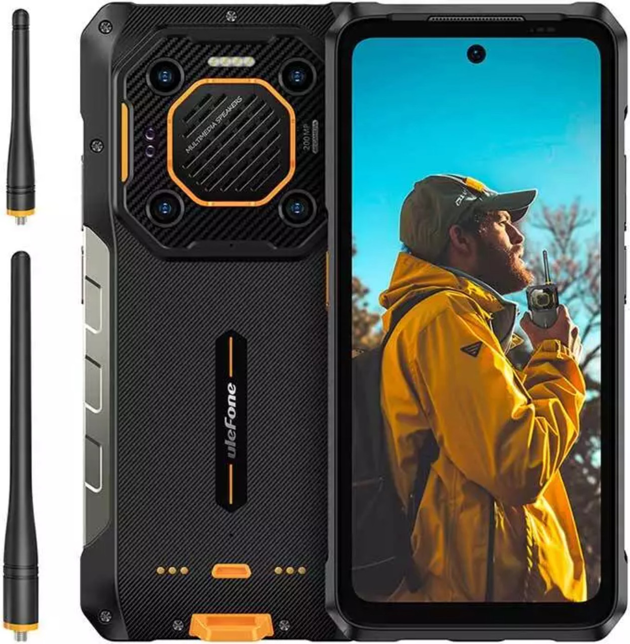 Купити ULEFONE Armor 26 Ultra WT 12/512GB Black-Orange РАЦІЯ + NIGHT VISION Гарантія 1 Рік