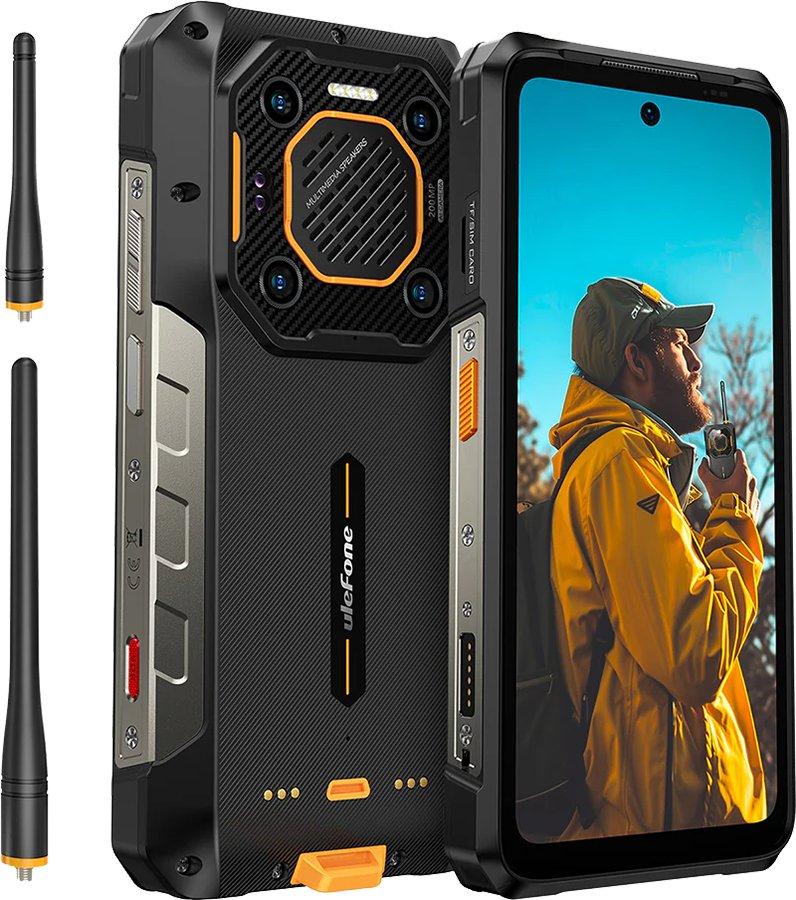 Купити ULEFONE Armor 26 Ultra WT 12/512GB Black-Orange РАЦІЯ + NIGHT VISION Гарантія 1 Рік