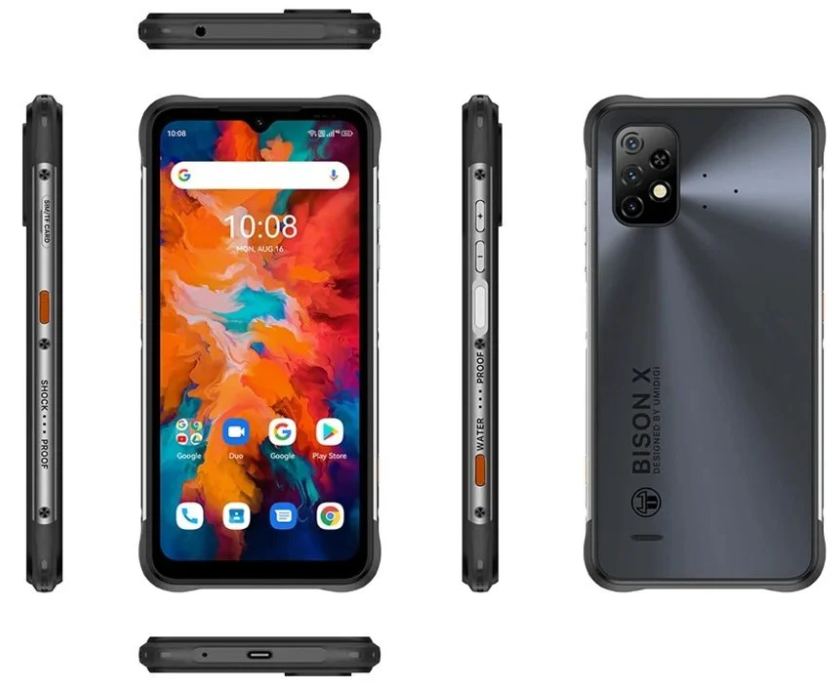 Купити Umidigi Bison X10 4/128Gb NFC Black Гарантія 1 Рік!