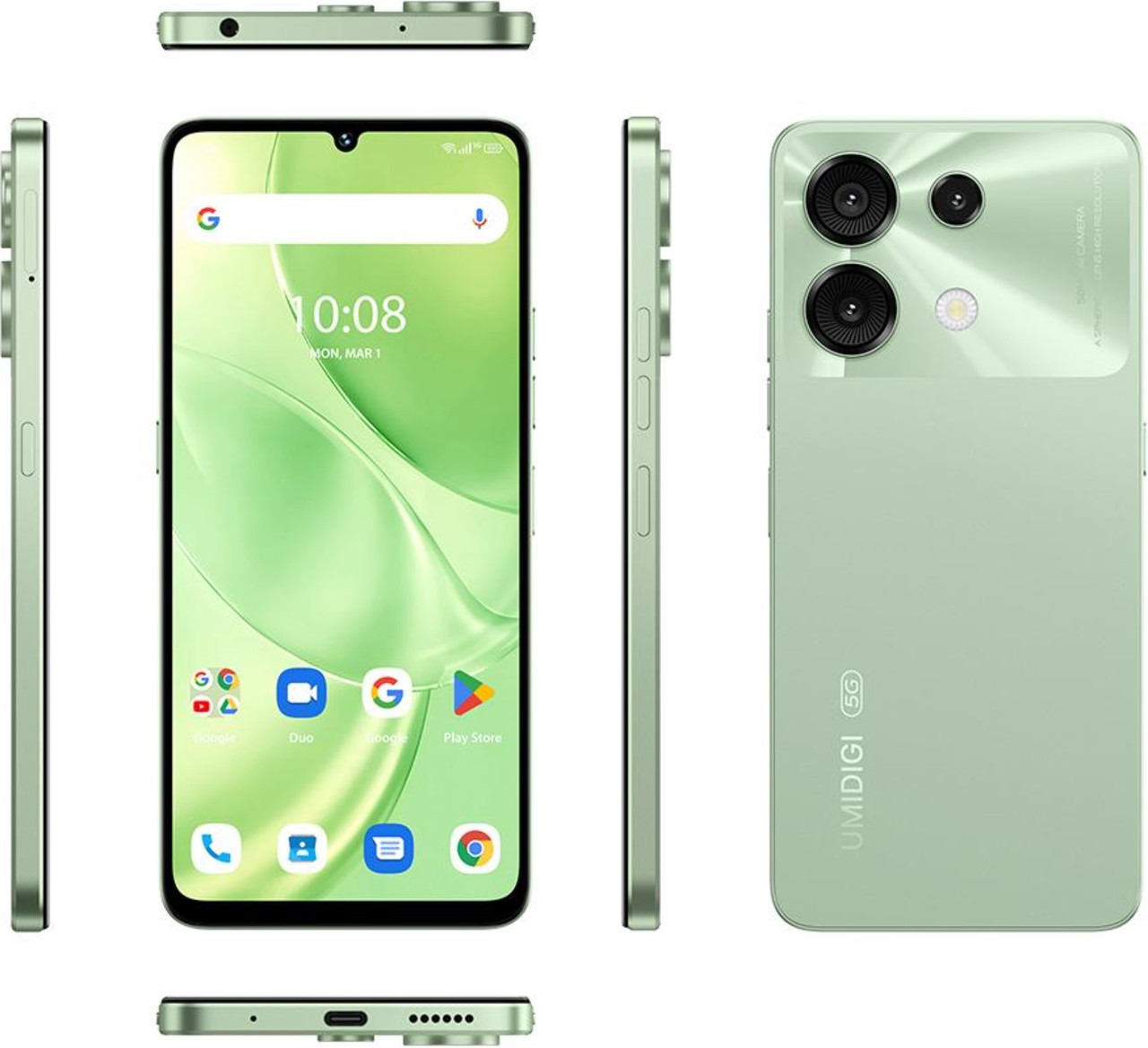 Купити UMIDIGI G9 5G 6/128GB Lake Green Гарантія 1 рік