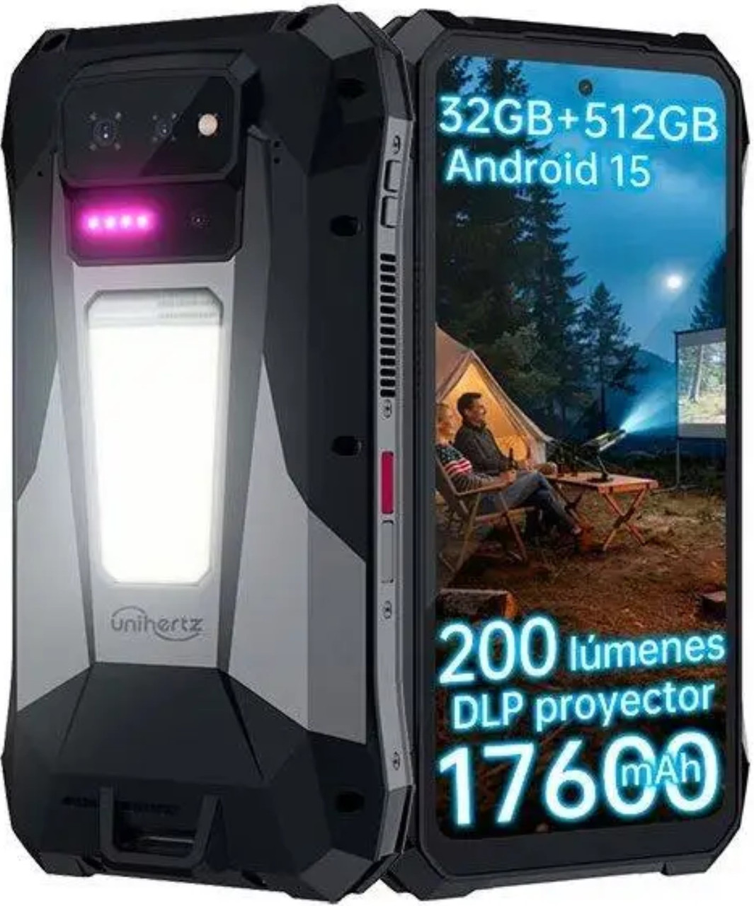 Купити Unihertz 8849 TANK X 5G 16/512GB Black (HD ПРОЕКТОР + ПРОЖЕКТОР) Гарантія 1 Рік