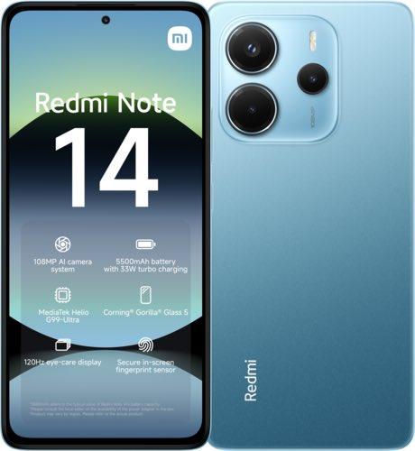 Купити Xiaomi Redmi Note 14 8/128GB Ocean Blue Global Version Гарантія 1 рік