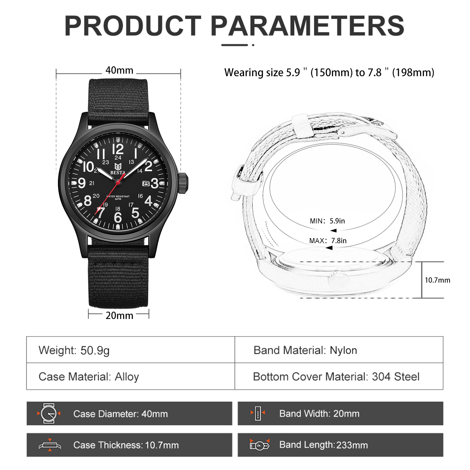 Besta Command Black