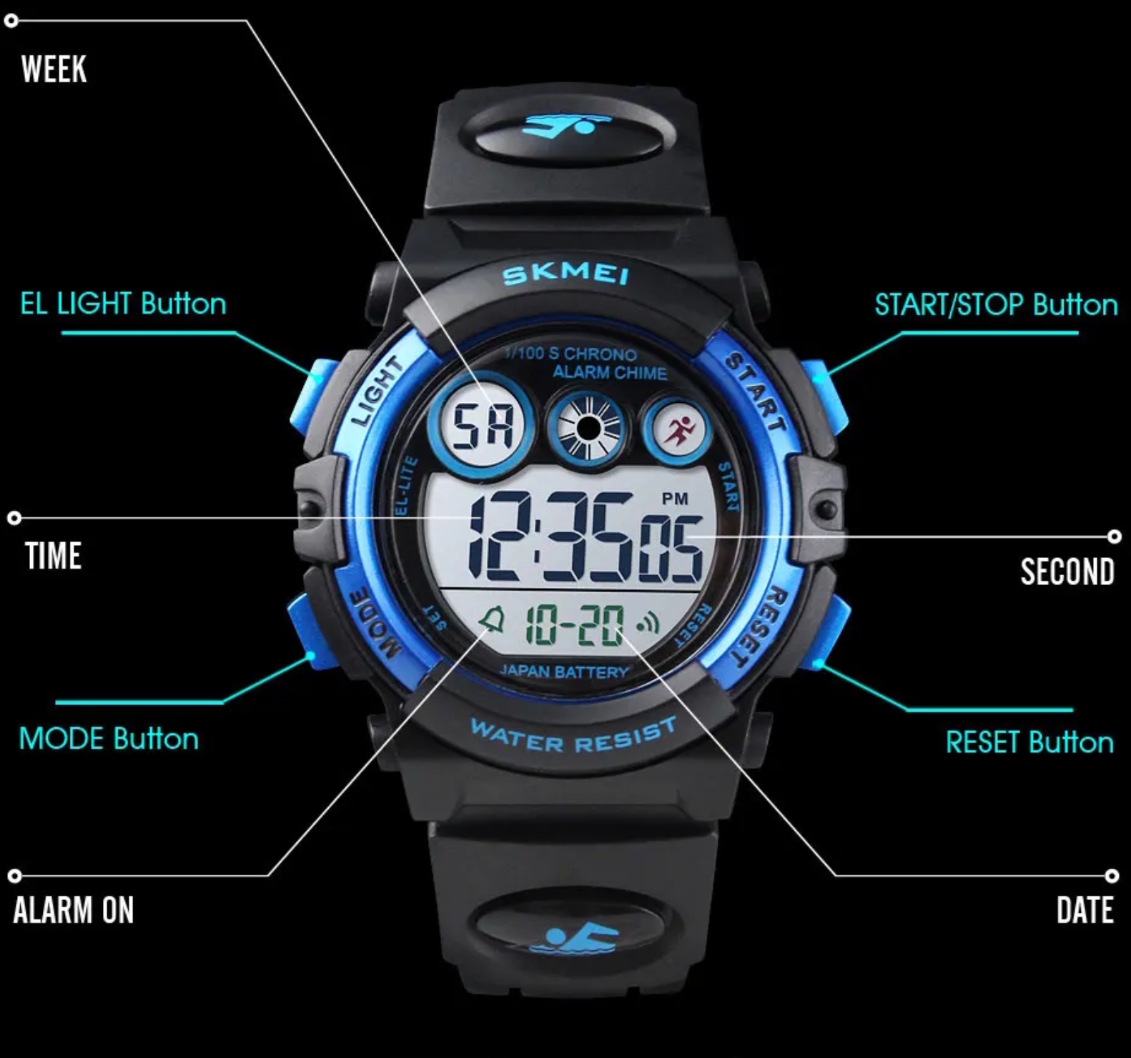 Купити Skmei Kids DarkBlue