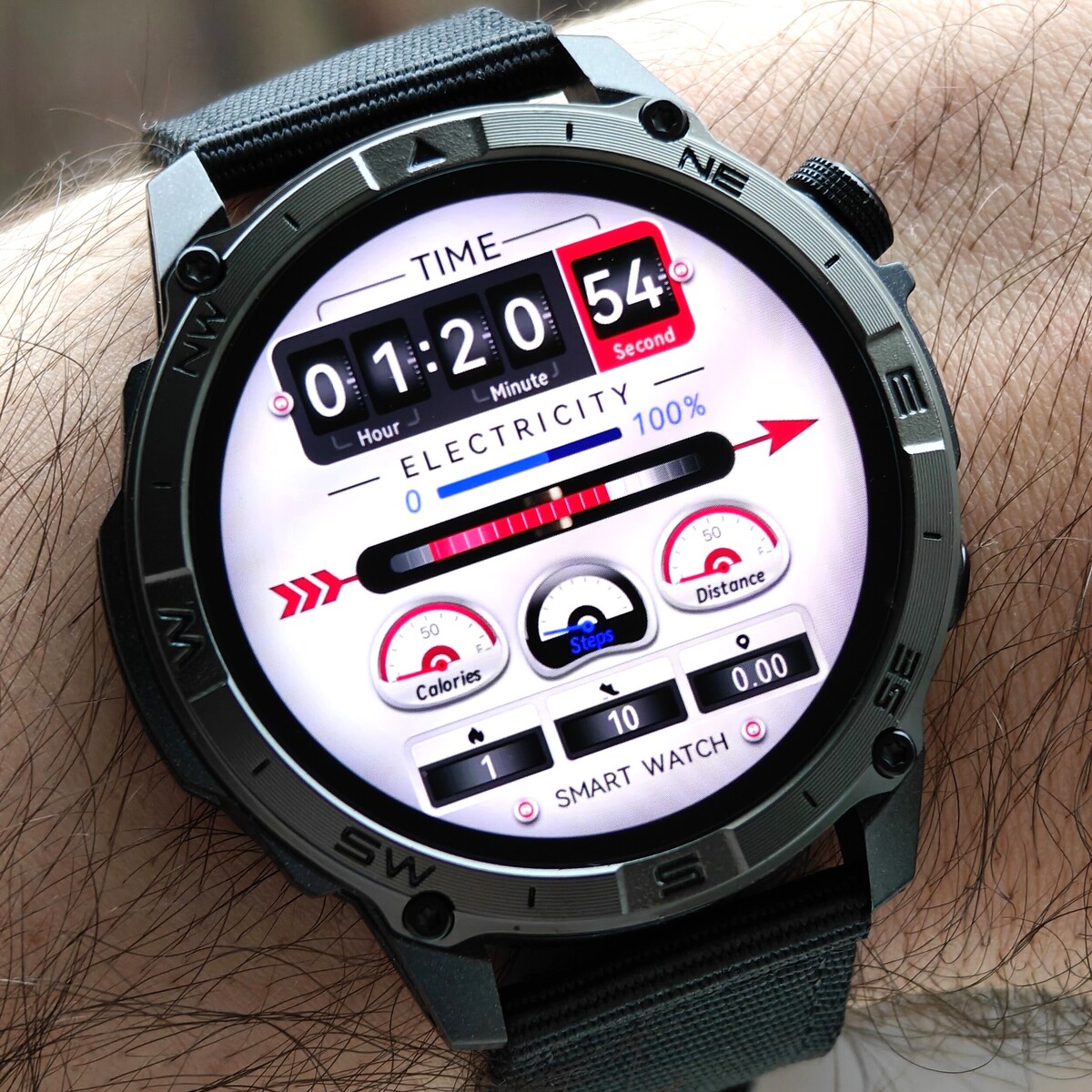 Купити North Edge GPS Titan Black Spider, 2 ремінці