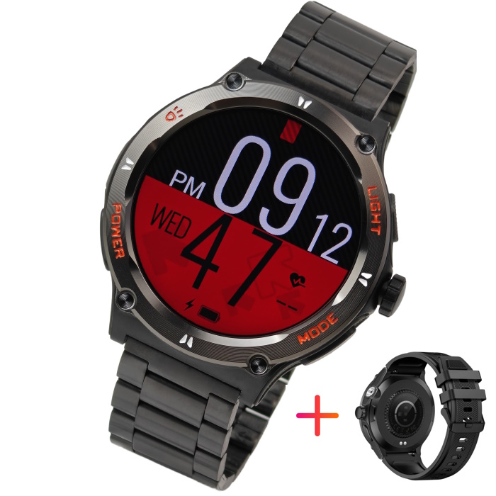 Купити Smart Advanture Steel з компасом, 2 ремінці