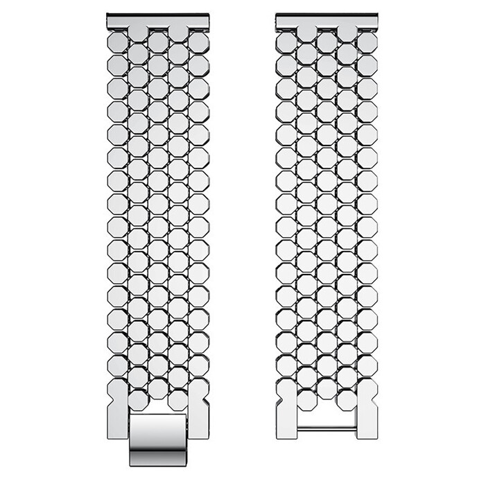 Ремінець металевий Honey Silver 20 мм