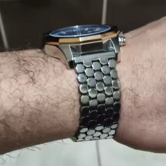 Ремінець металевий Honey Silver 20 мм