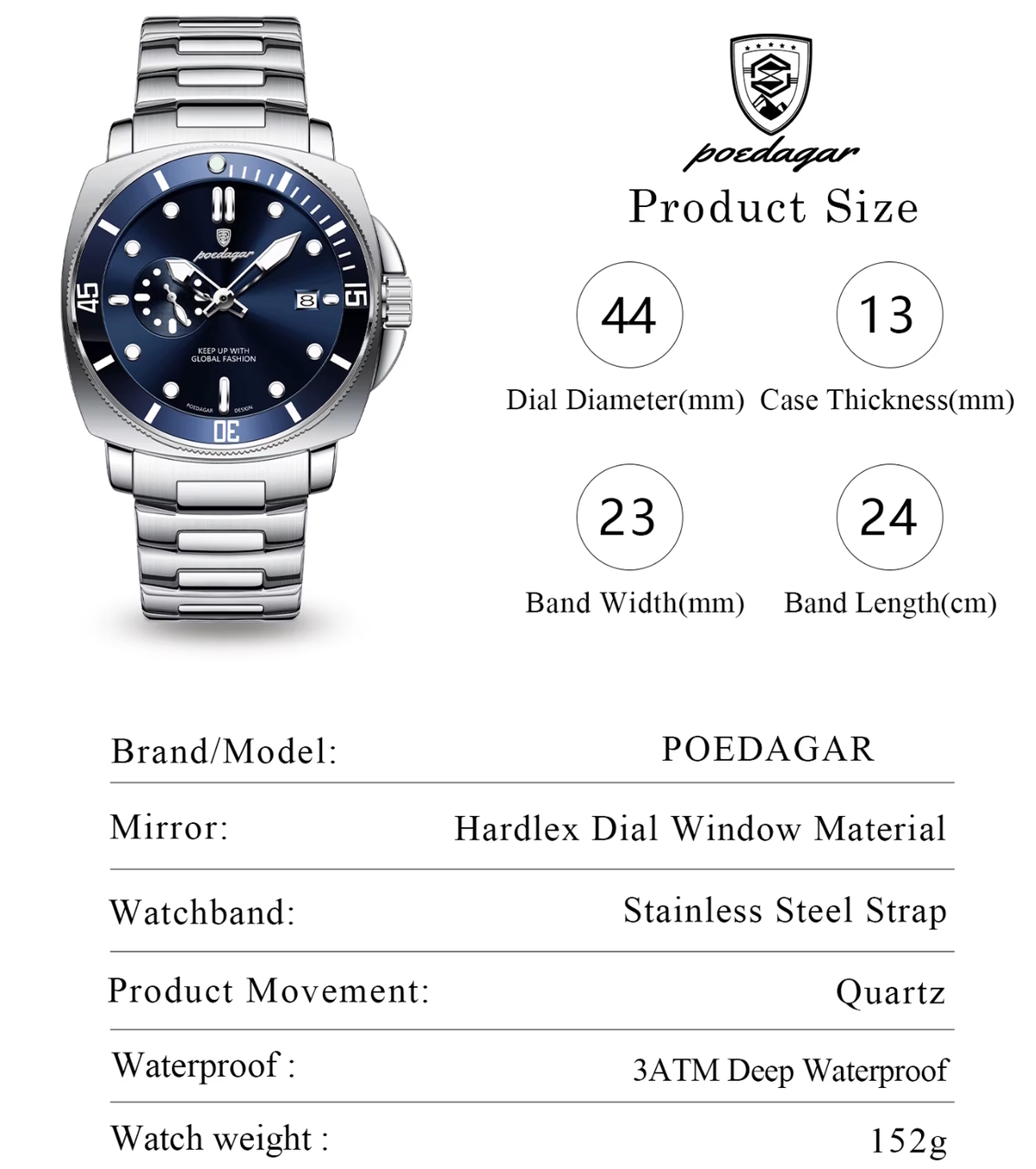 Купити Poedagar Lion R-Series, 2 ремінці