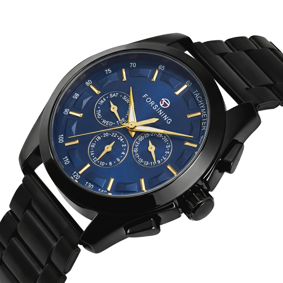 Купити Forsining Walker Limited Blue & Black, 2 ремінці