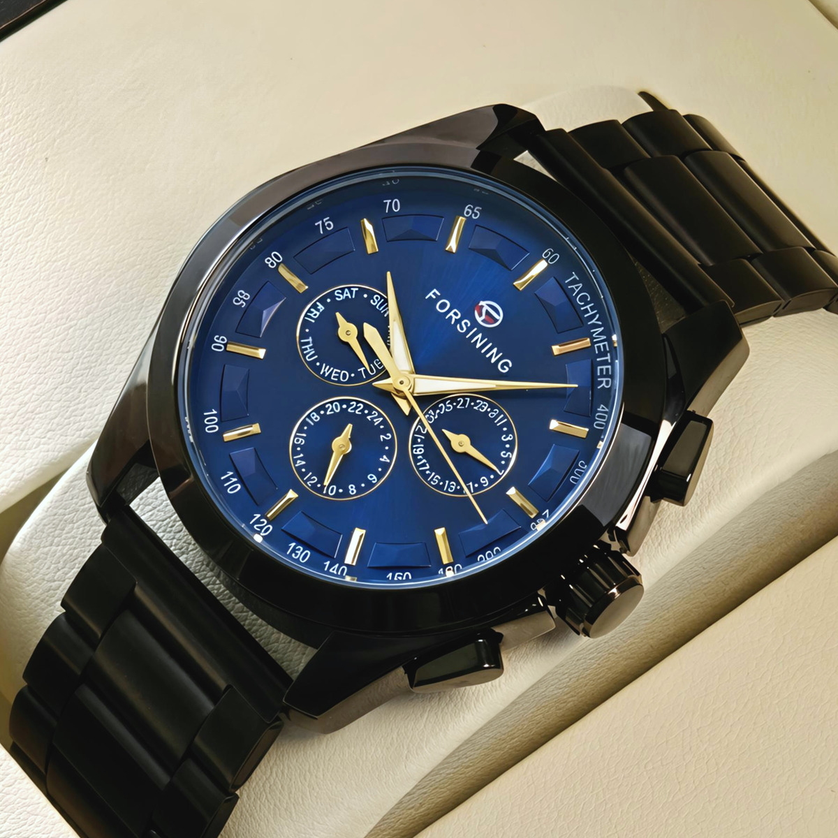 Купити Forsining Walker Limited Blue & Black, 2 ремінці