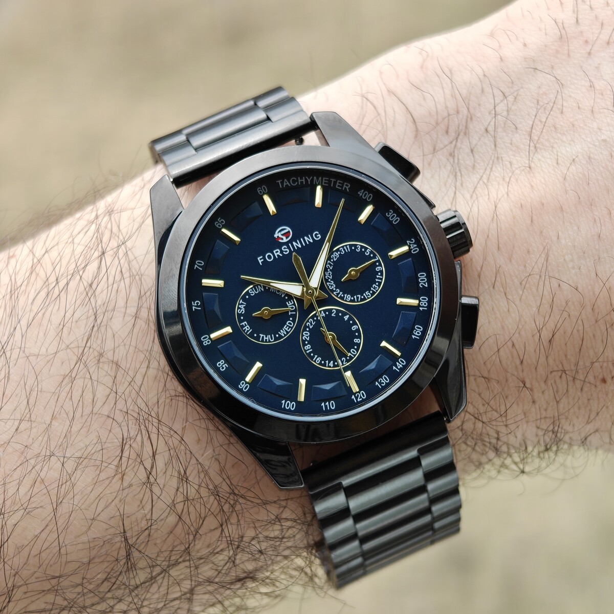 Купити Forsining Walker Limited Blue & Black, 2 ремінці
