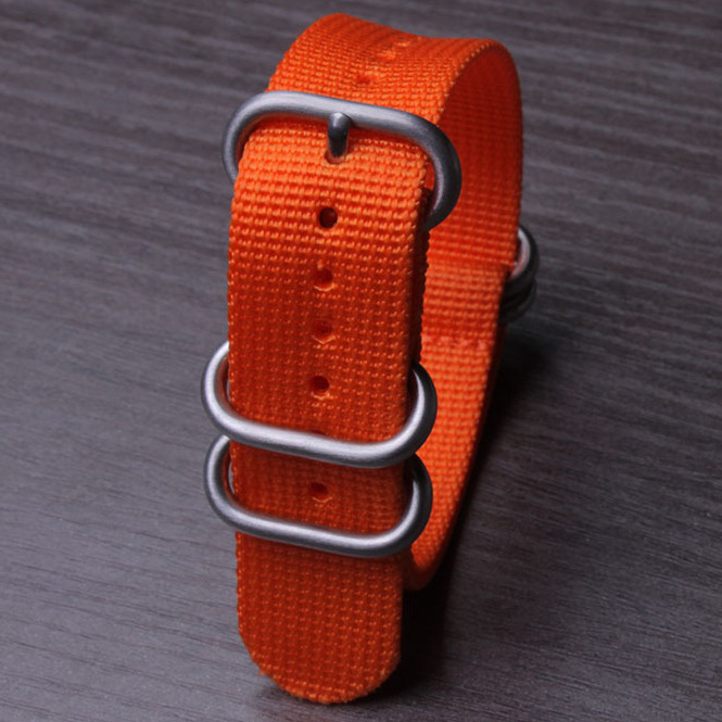 Ремінець нейлоновий Long Orange 24 мм