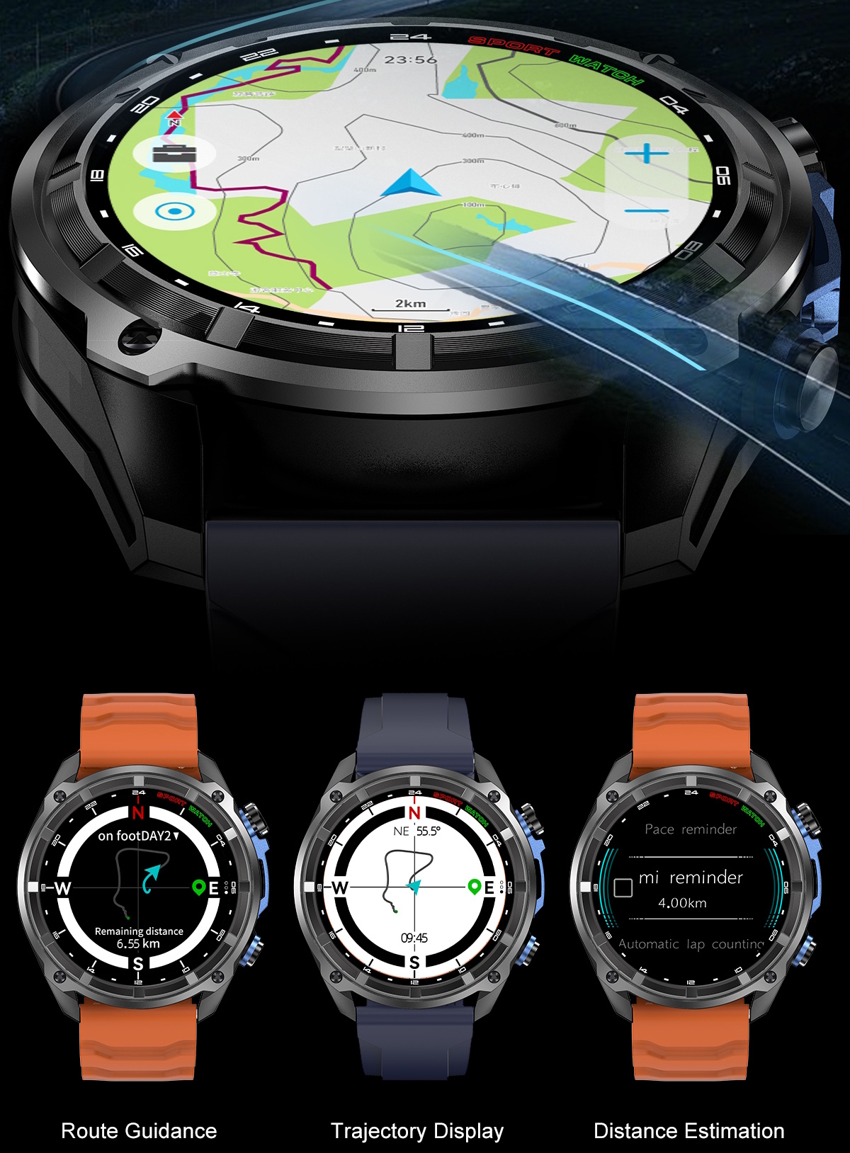 Купити Smart Navigation Pro Steel з GPS, 3 ремінці