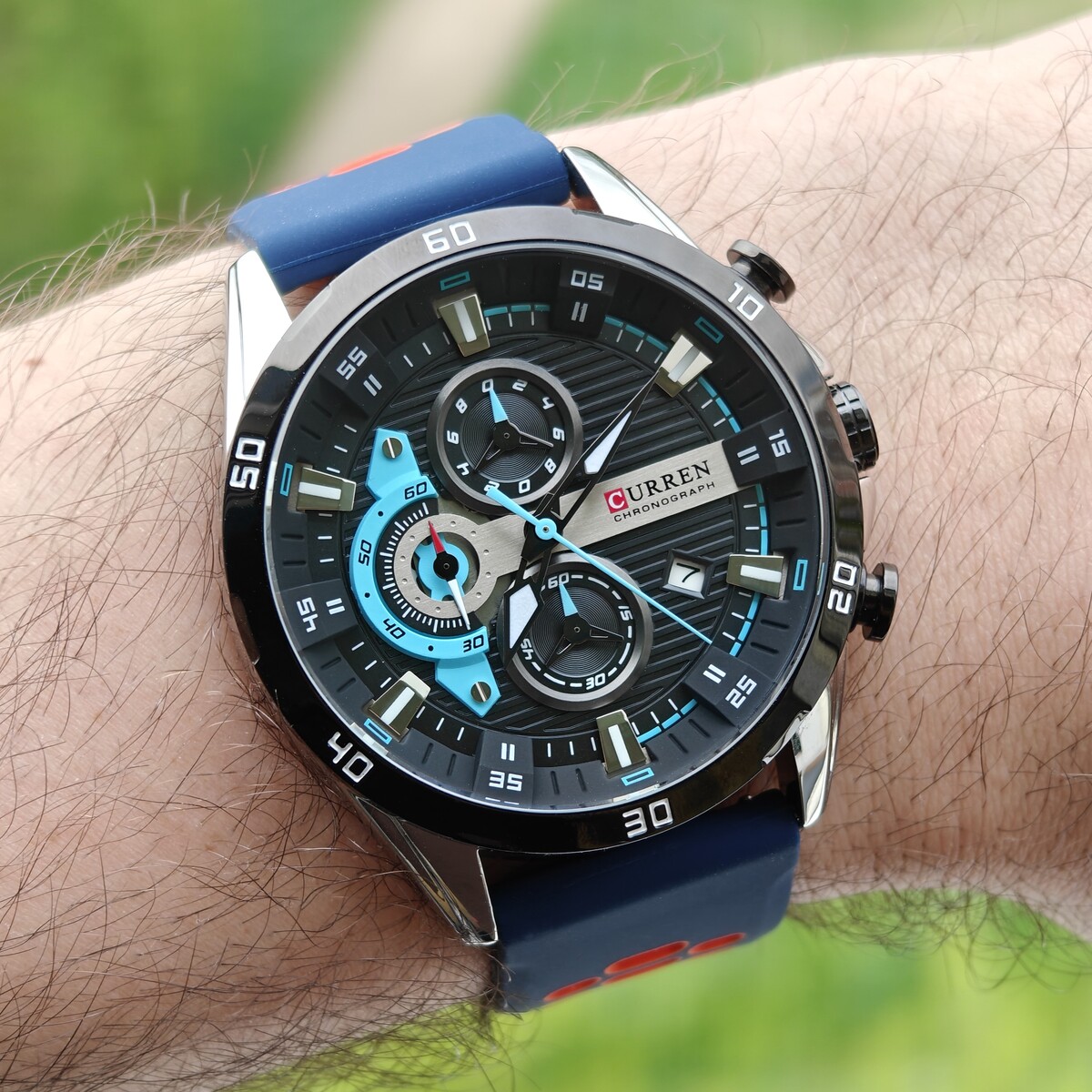 Купити Curren Roberto Lava Blue, 2 ремінці