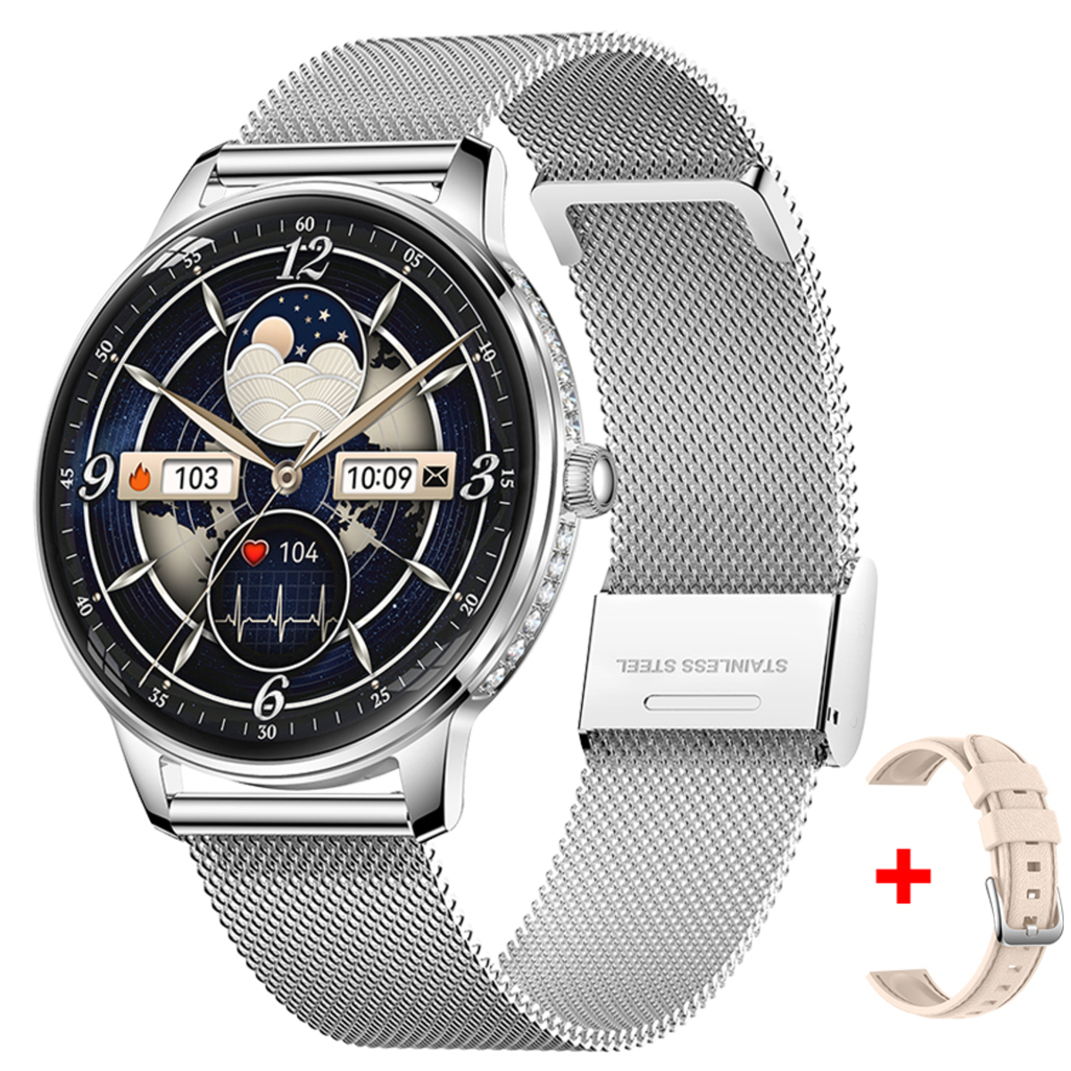 Купити Smart Brilliant Slim Silver, 2 ремінці