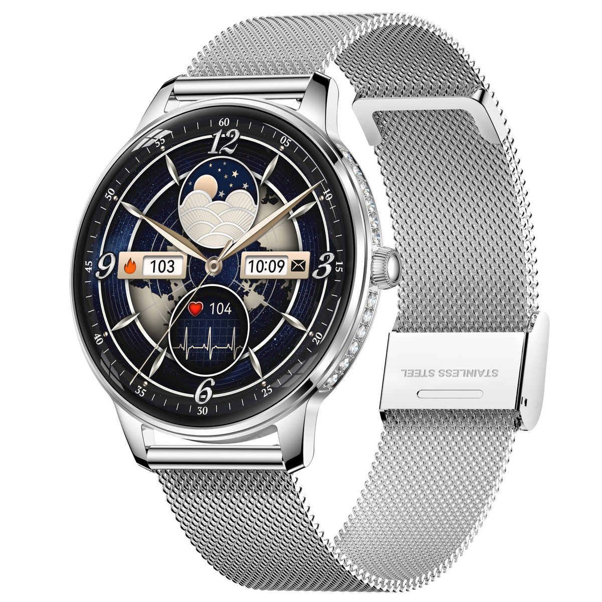 Купити Smart Brilliant Slim Silver Rubber, 2 ремінці