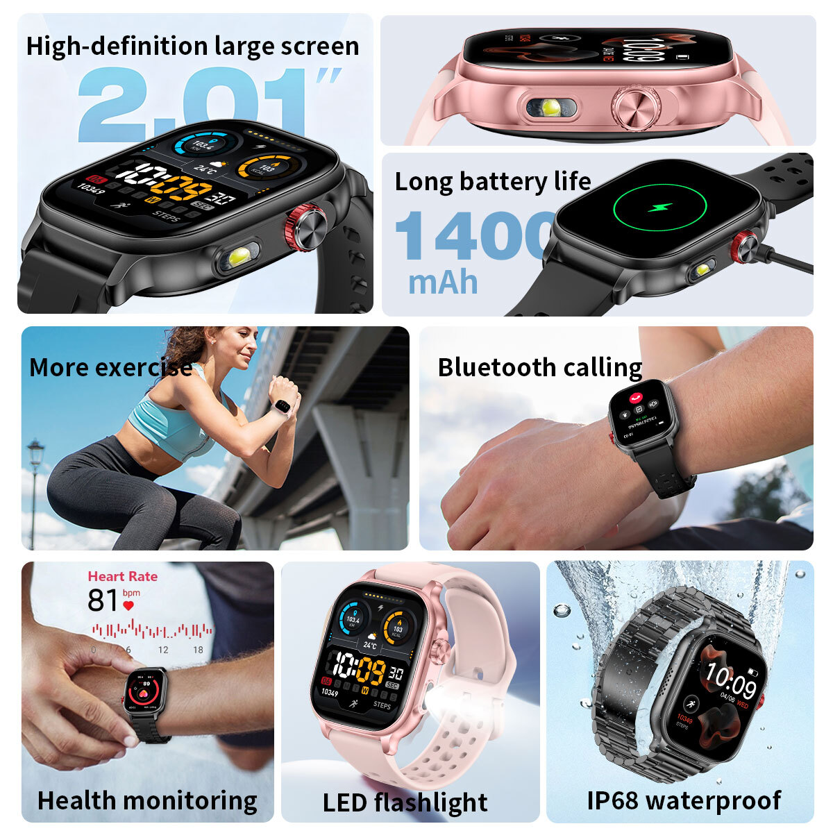 Купити Smart Energy Rubber Black 5BAR, 2 ремінці
