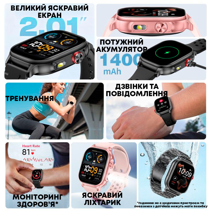 Купити Smart Energy Sakura Pink 5BAR, 2 ремінці
