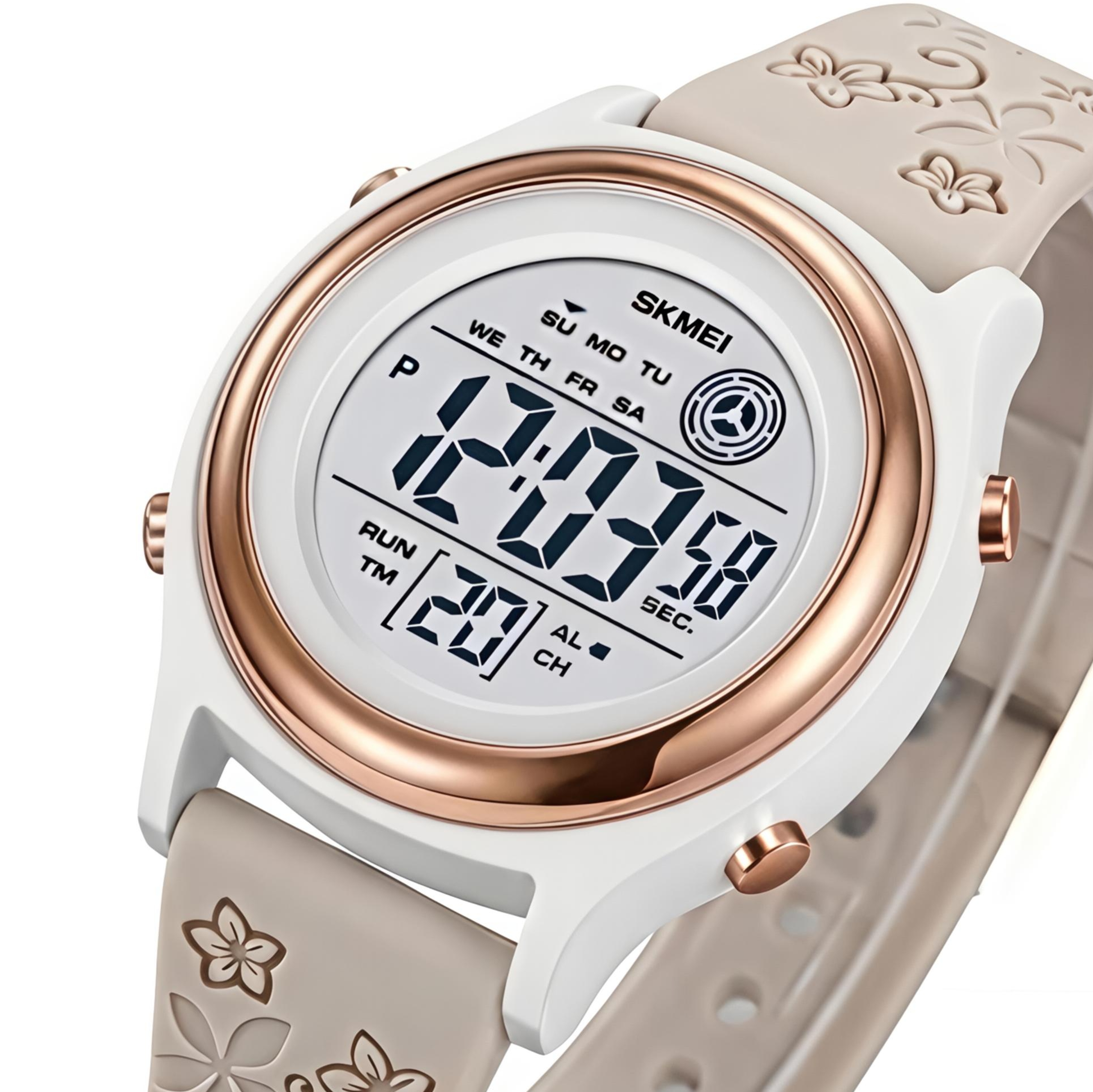 Skmei Game Beige Flower, 2 ремінці