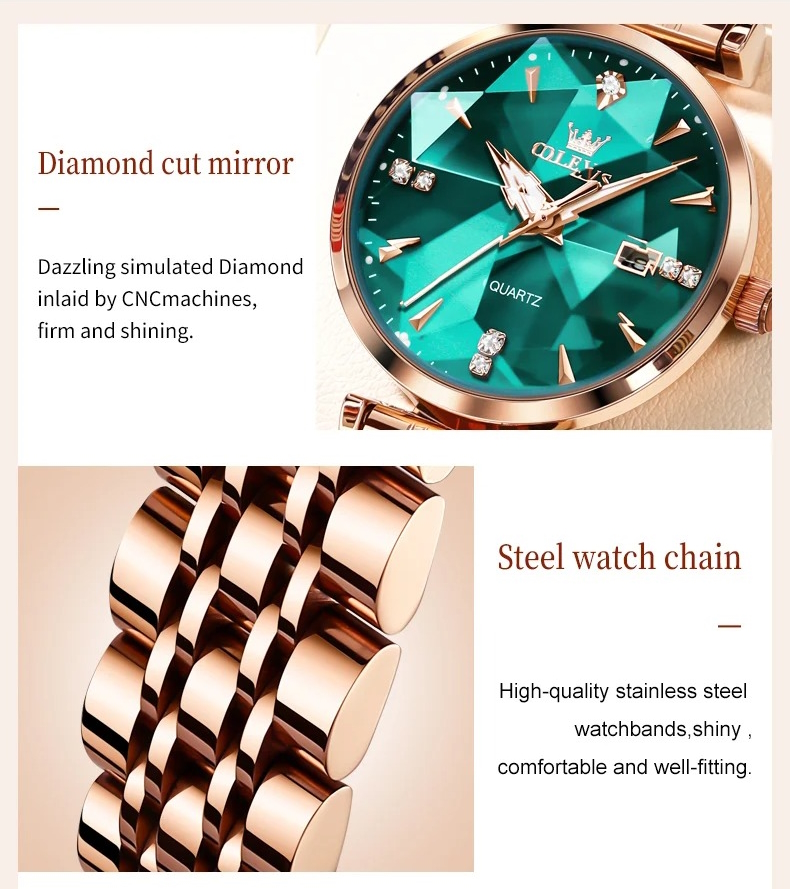 Olevs Diamond Leather Brown, 2 ремінці