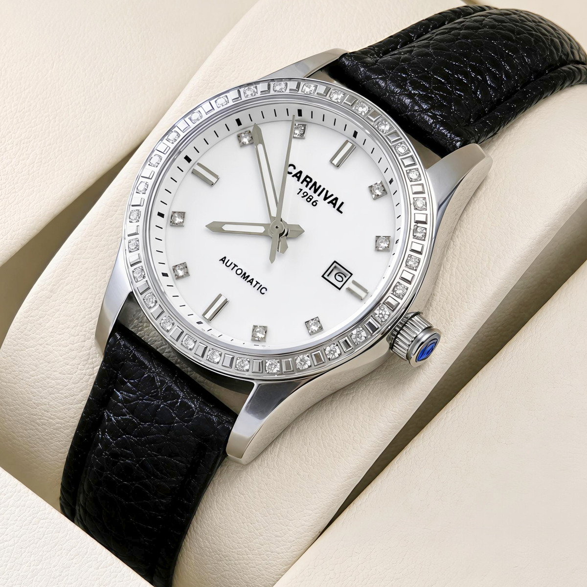 Купити Carnival Luiza White Leather, 2 ремінці