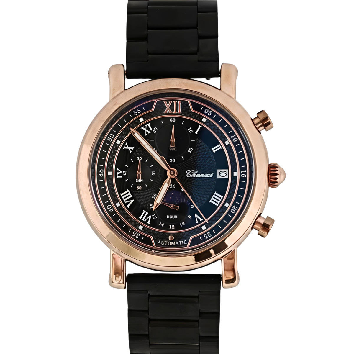 Купити Chenxi Patek Steel Black, 2 ремінці