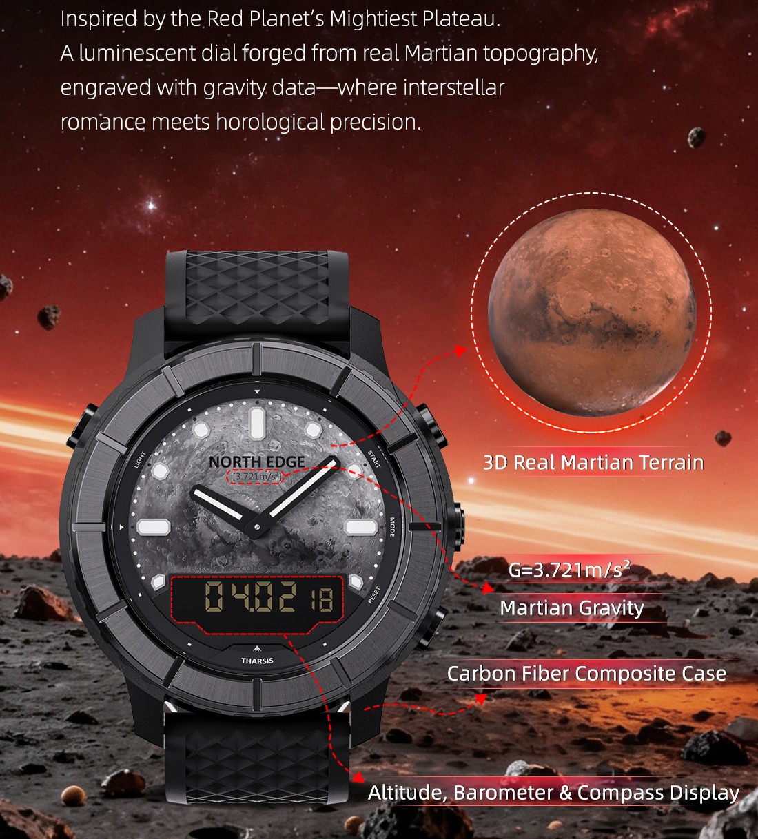 Купити North Edge Tharsis з компасом