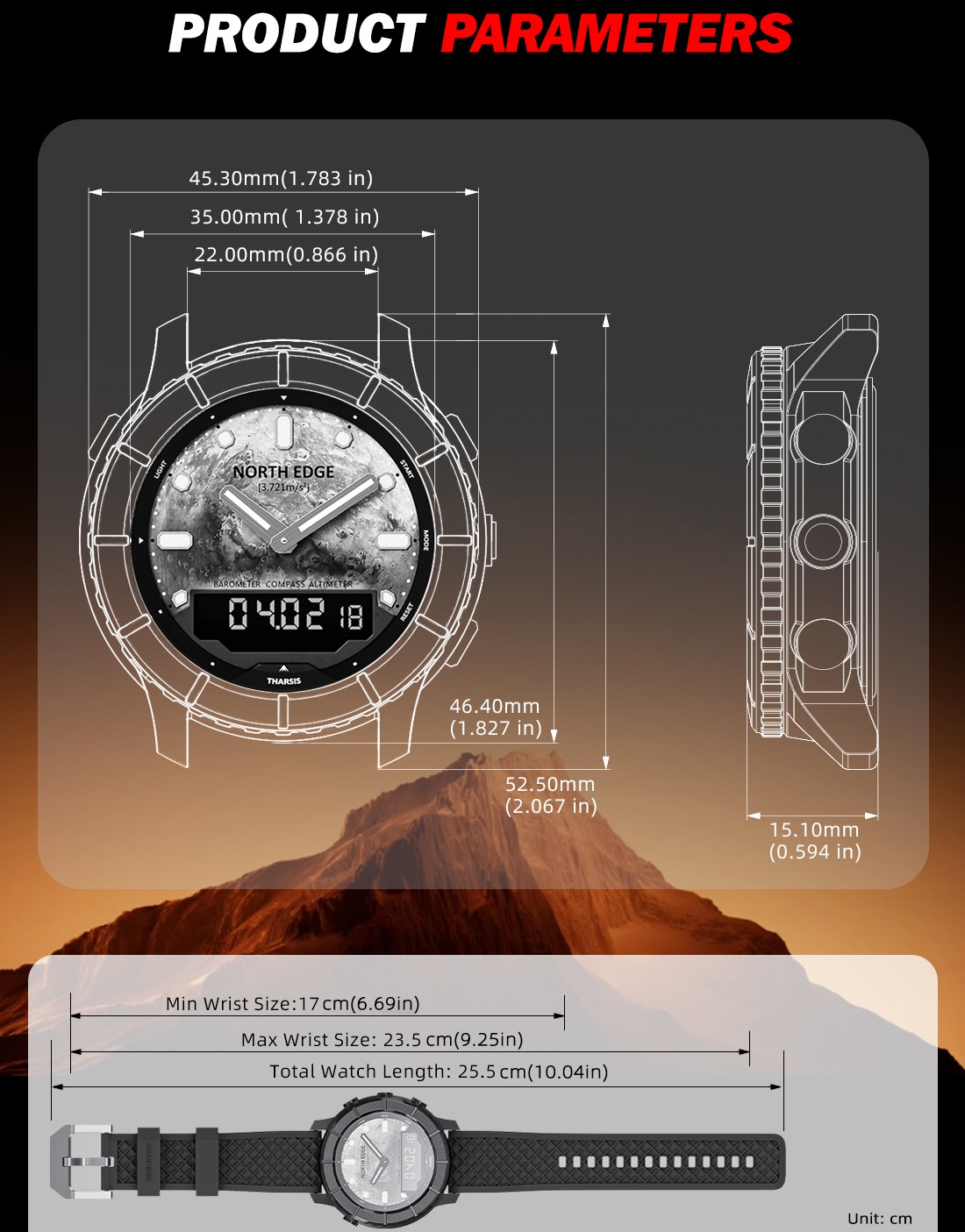 Купити North Edge Tharsis з компасом