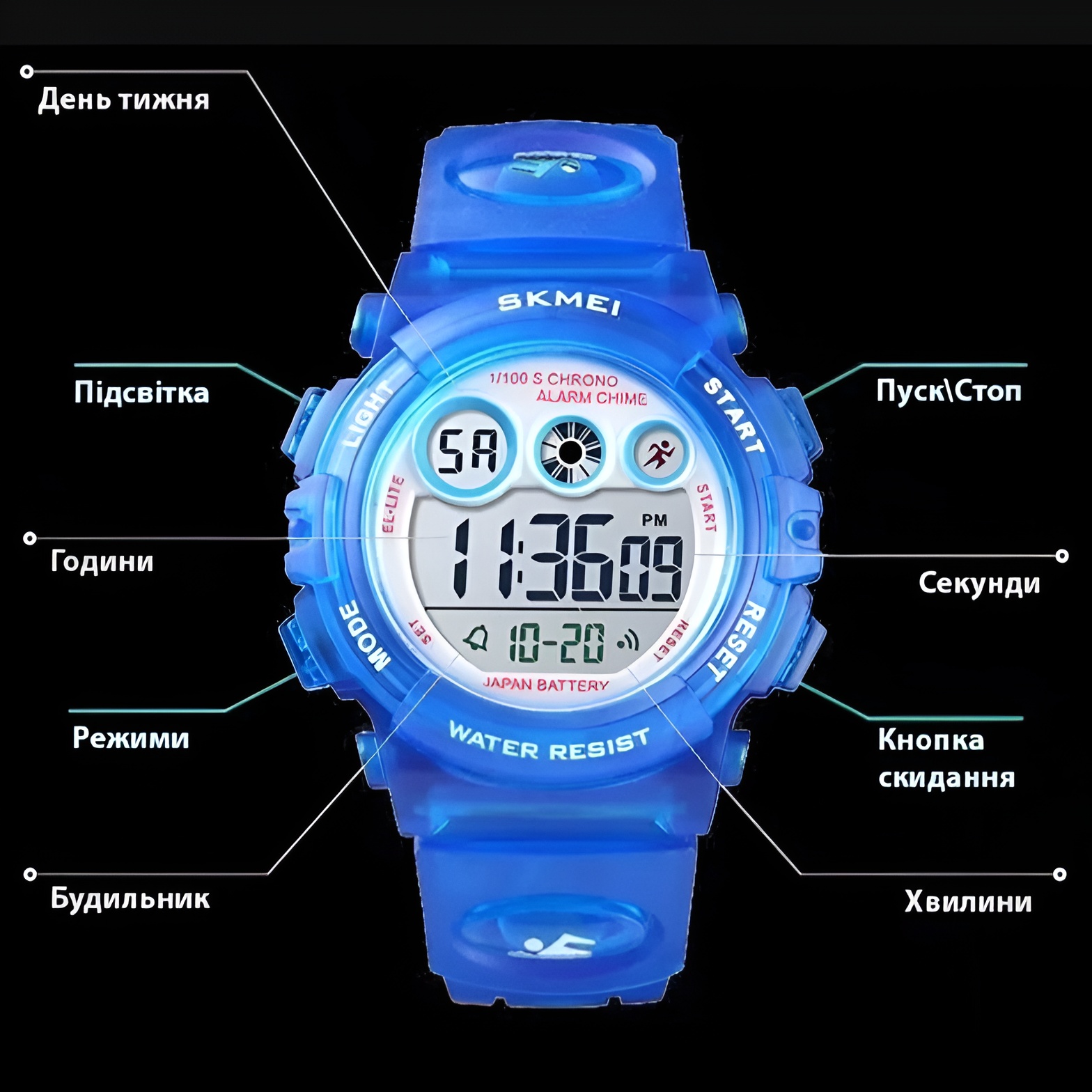 Купити Skmei Kids AllBlue