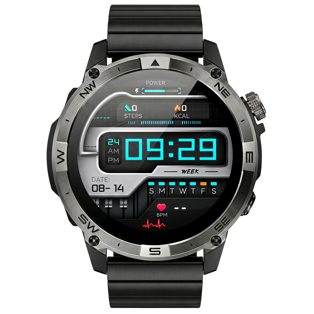 Купити North Edge GPS Smart Titan Black, 2 ремінці