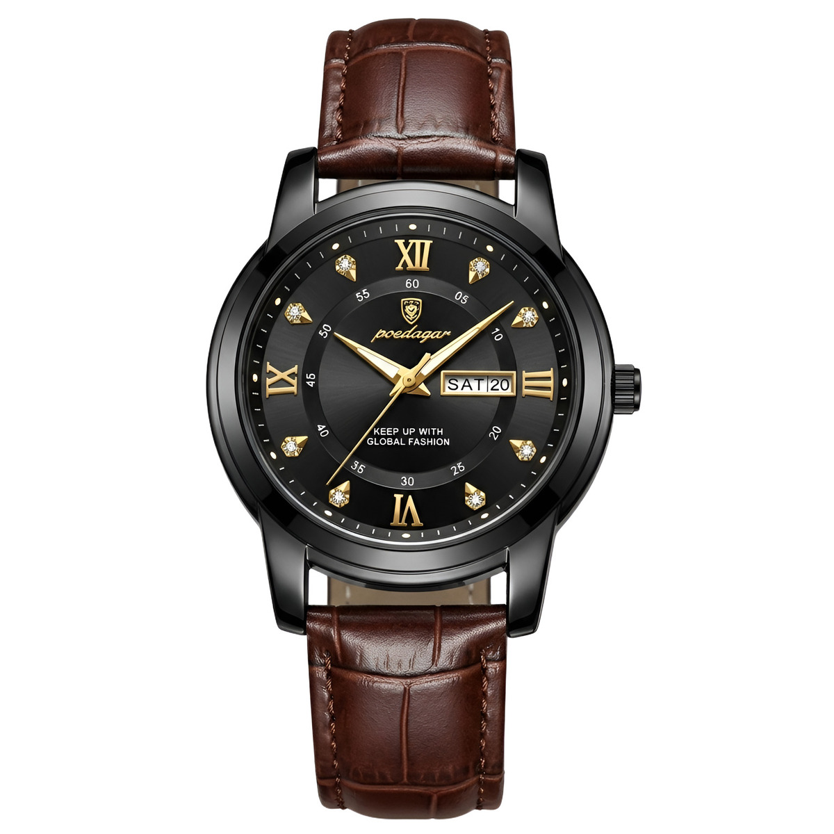 Купити Poedagar Unique Men Leather, 2 ремінці