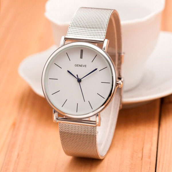 Купити Geneva Steel Silver Miss Flower, 2 ремінці