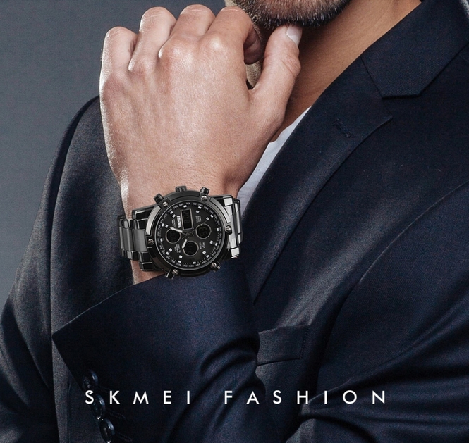 Купити Skmei Molot Sport Black, 2 ремінці