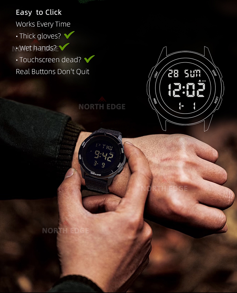 Купити North Edge Terrax Sport Black, 2 ремінці