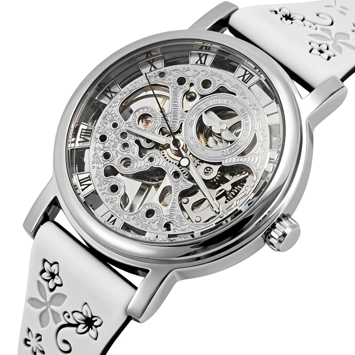 Winner Silver White Flower, 2 ремінці