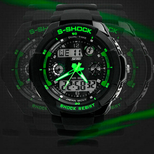 Купити Skmei S-Shock Green 0931