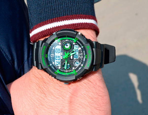 Купити Skmei S-Shock Green 0931