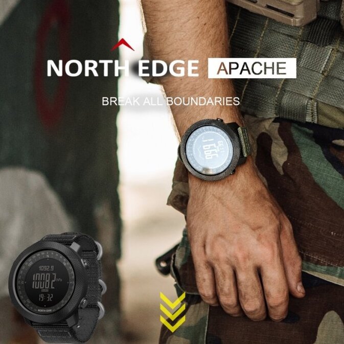 Купити North Edge Apache Green 5BAR з компасом