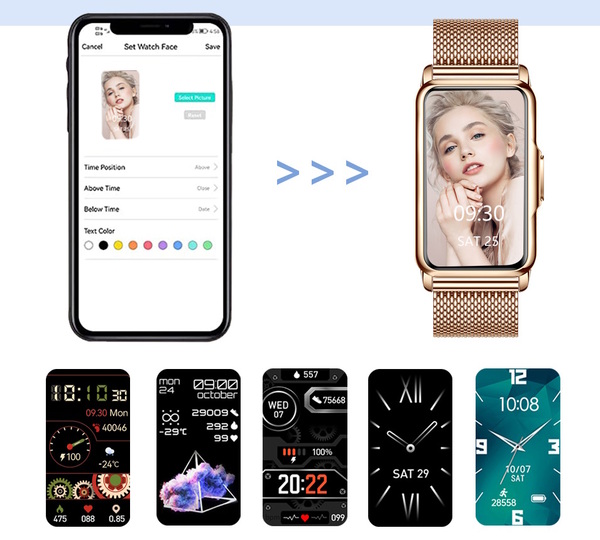 Купити Smart Mioband Nano+ Gold, 2 ремінці