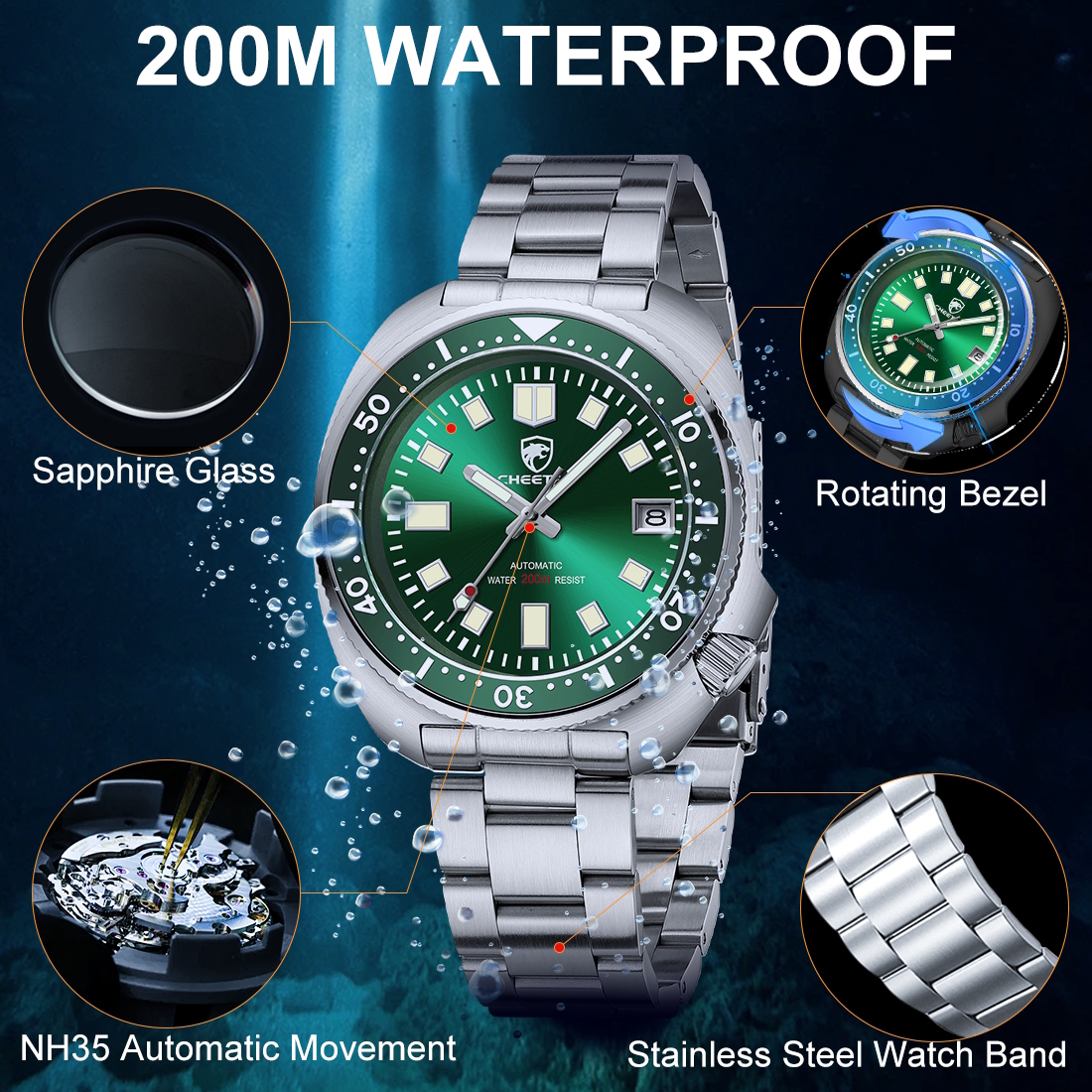 Купити Cheetah Diver 20 Bar
