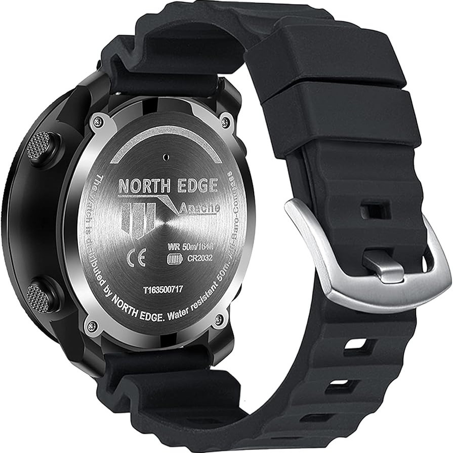 Купити Ремінець каучуковий North Edge Black розмір 24